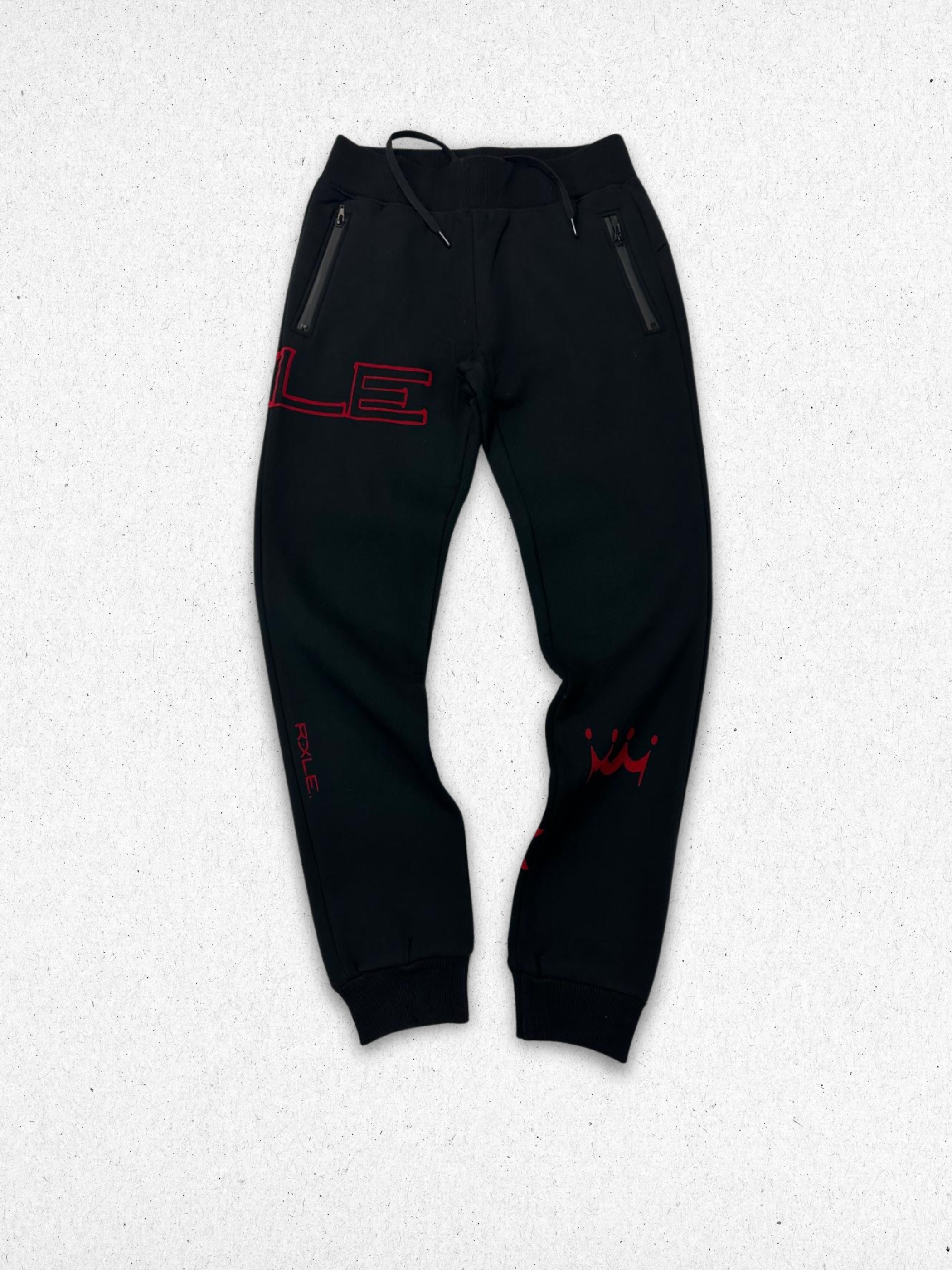 Women s brushed fleece trackpants RED
